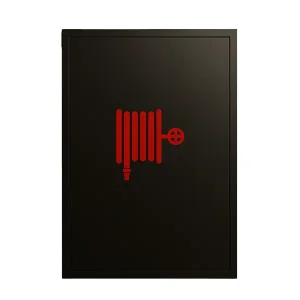 جعبه آتش نشانی تک کابین با فریم گالوانیزه و درب استیل 95X60