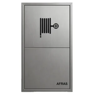 جعبه آتش نشانی دو کابین 170X60 تمام استیل