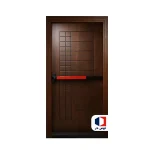 درب ضد حریق دکوراتیو طرح بیسکوییتی توس در