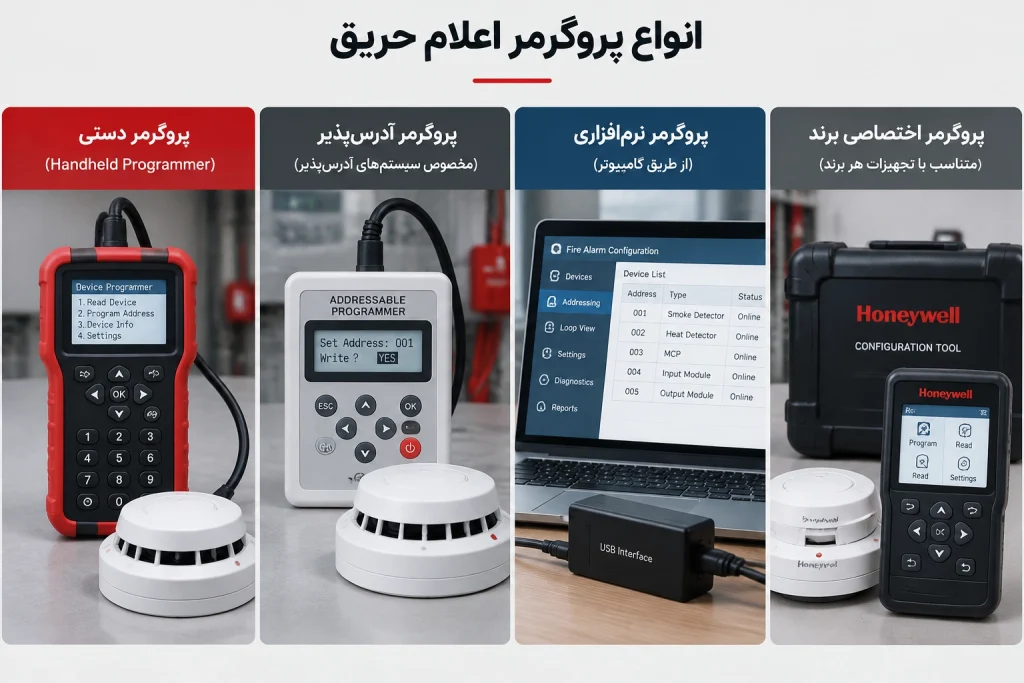 انواع پروگرمر اعلام حریق