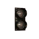 چراغ راهنمایی LED دوخانه فلزی ۲۲۰ ولت