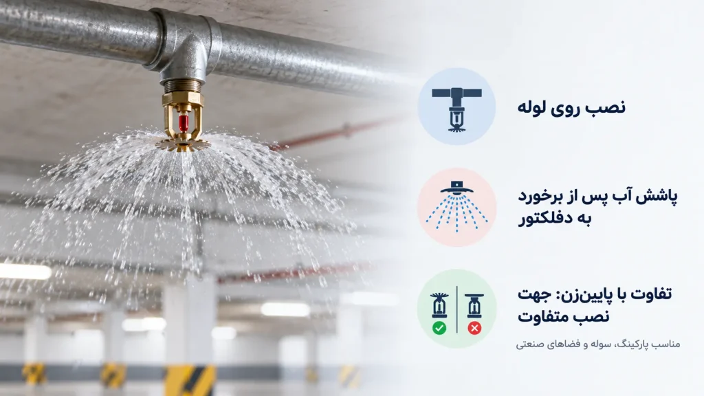 اسپرینکلر بالازن چیست و چه تفاوتی با پایین‌زن دارد؟